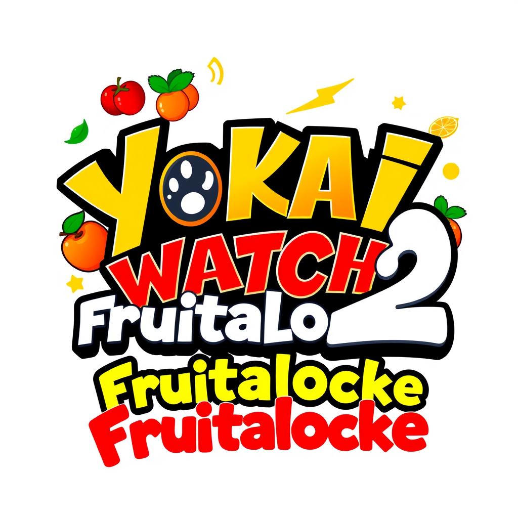 Yokai Watch 2: Fruit Lockets Whimsical Logo