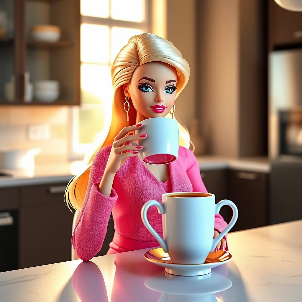 Barbies Caffeine Moment: A Gourmet Getaway