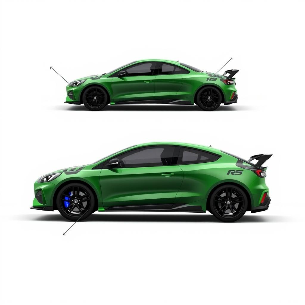 Mazda RX8 Rear Doors Meet 2024 Ford Focus in a Swappable AWD Hatchback