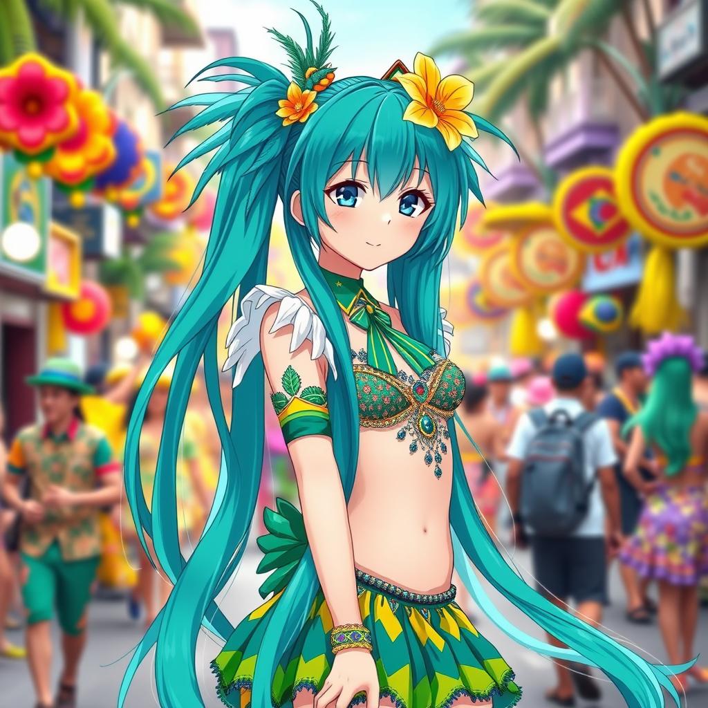 Miku Hatsune Reimagined: Brazilian Anime Girl