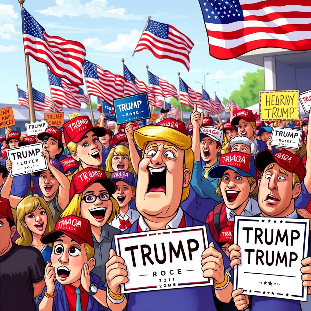 MAGA Mania at Trump Rally