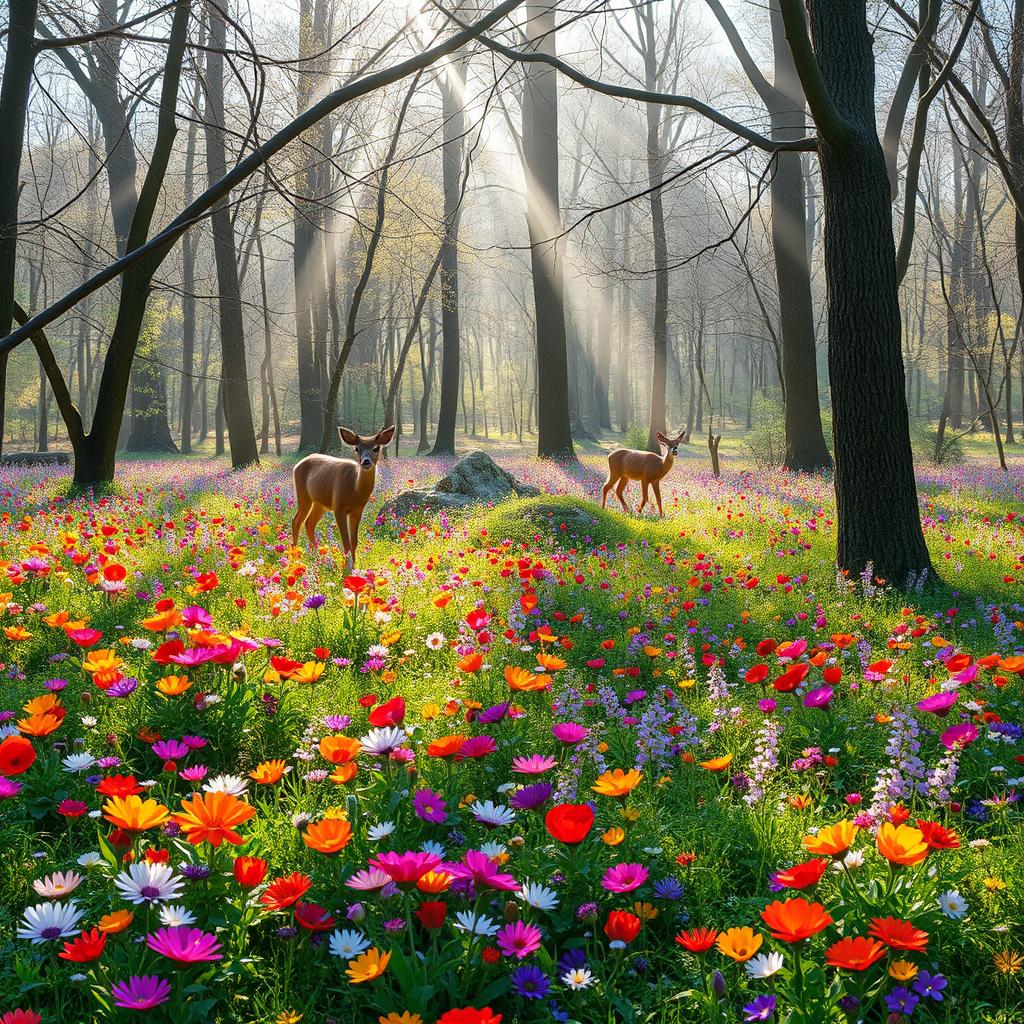 Escape to a Vibrant Wildflower Glade