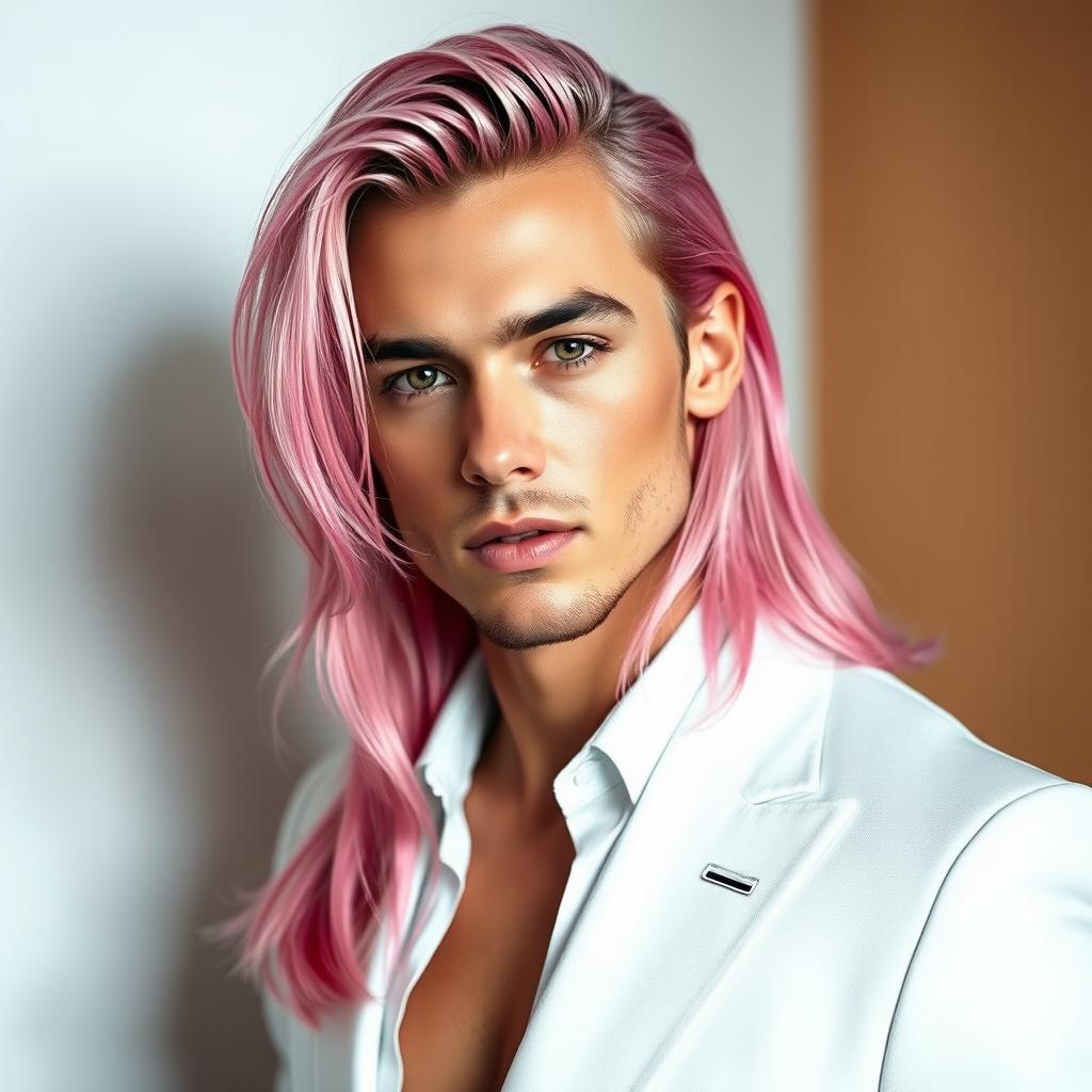 Pink Hair, Dont Care: Elegance Redefined