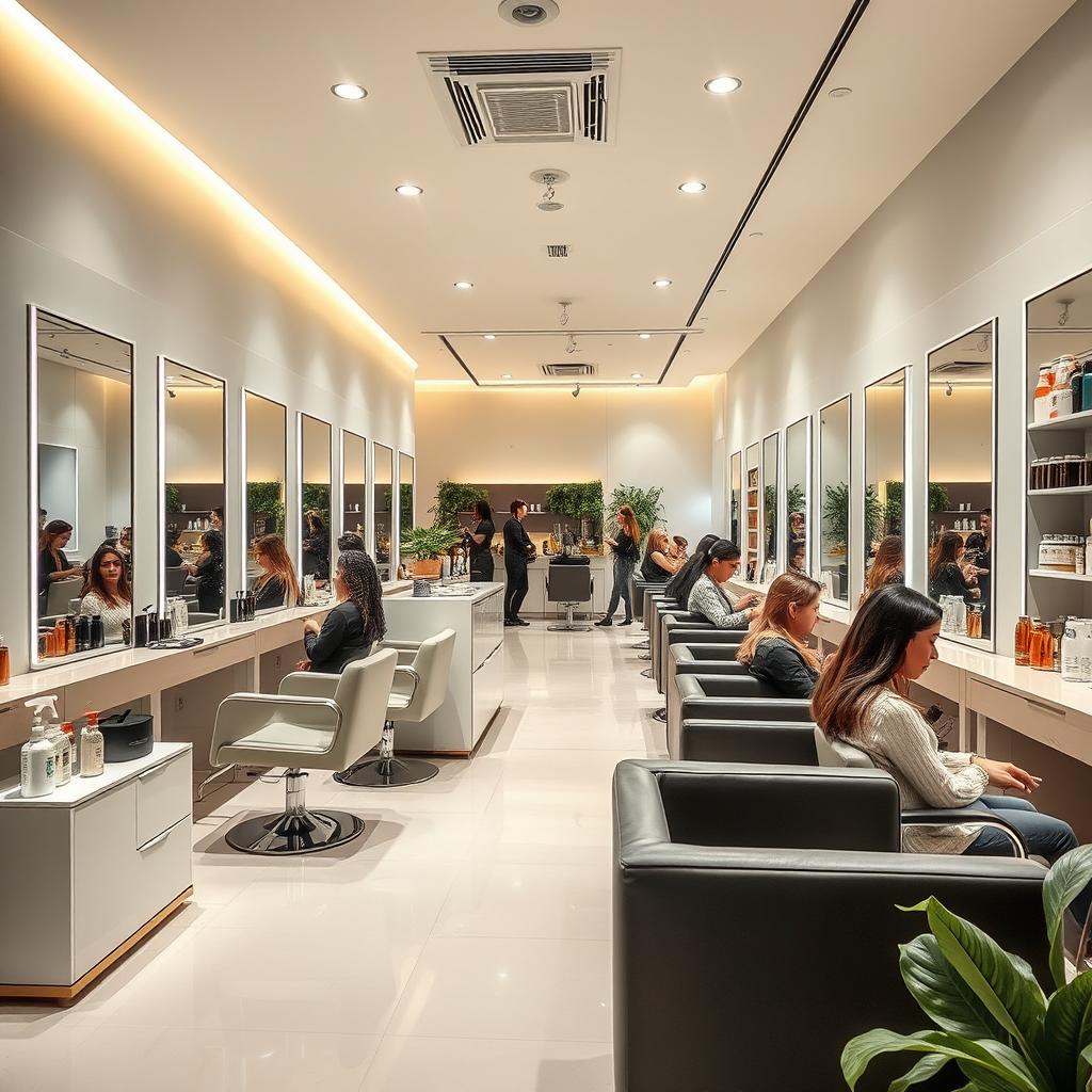 Minimal Chic: Modern Hair Salon Interior