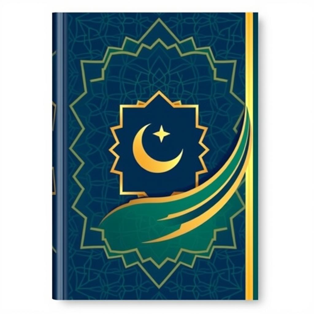 Illuminated Manuscript: A Beautiful Islamic Book Cover