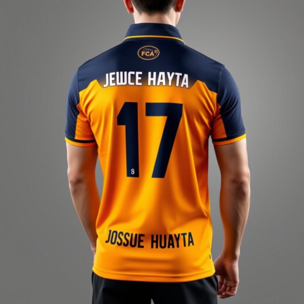 Josue Huayta #17 Custom Sporty Polo Shirt