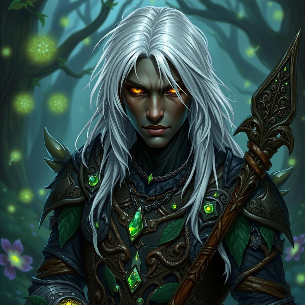 Meet the Enigmatic Drow Druid Mercenary