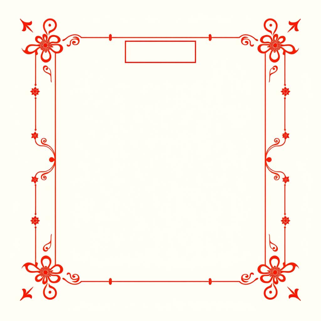 Narrow Square Border – Hindu Mythology Inspiration