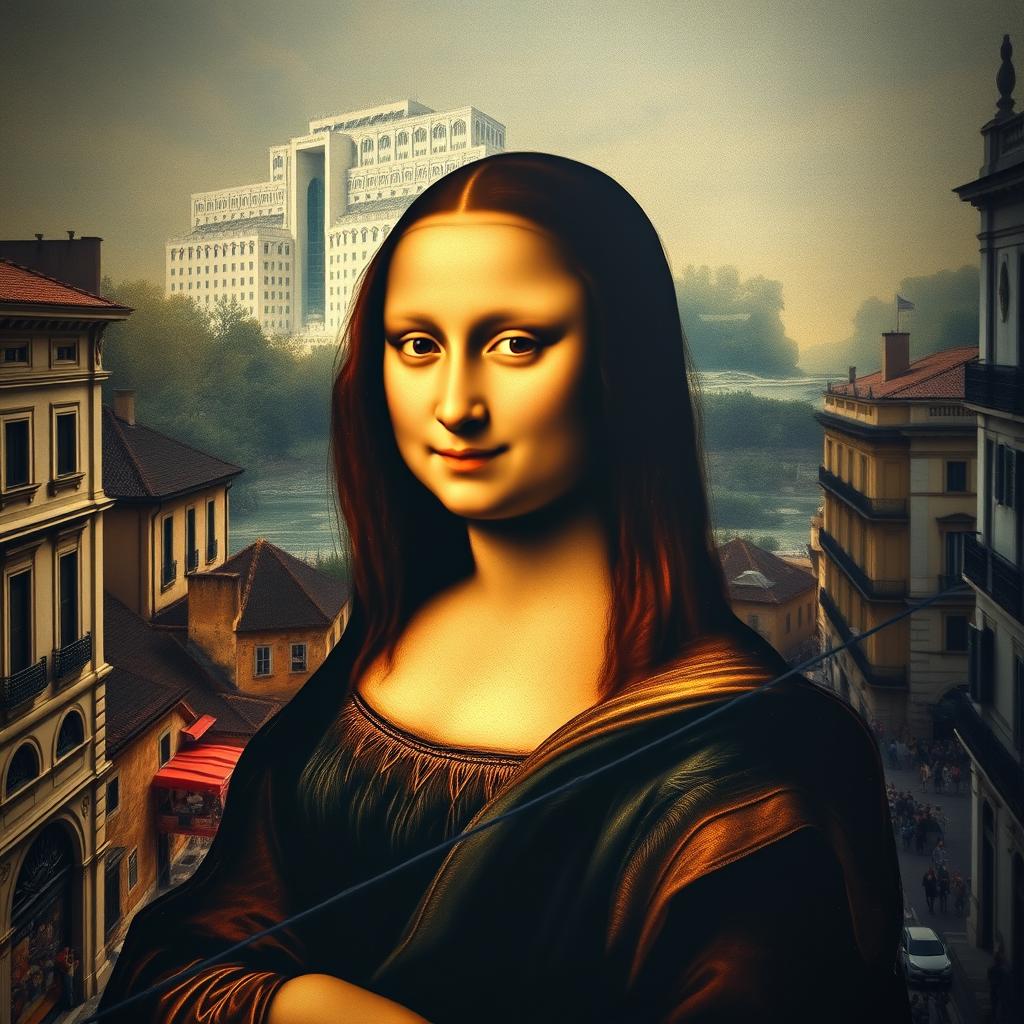 Mona Lisa Meets Madrid: A Reimagined Masterpiece