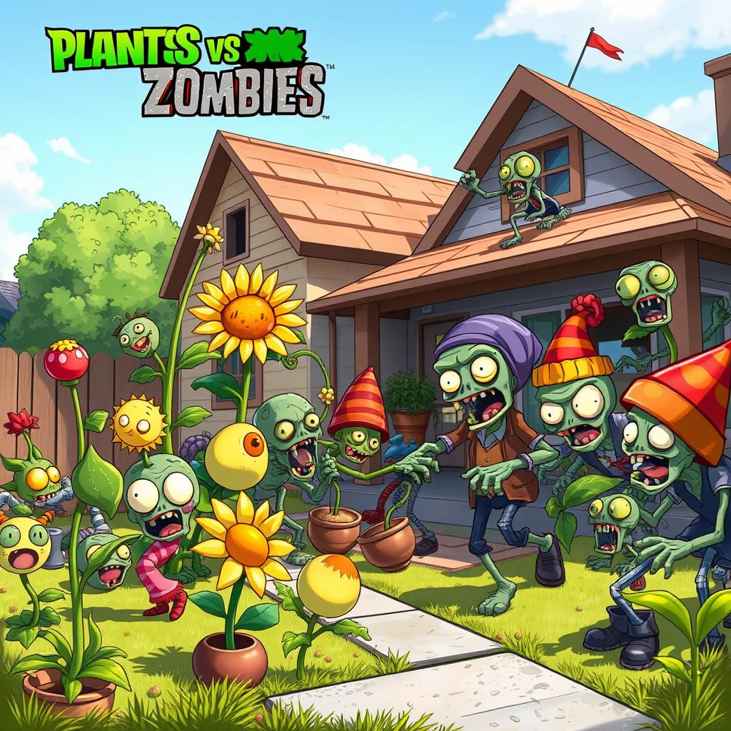 Get Ready for Battle: Plants vs Zombies Art