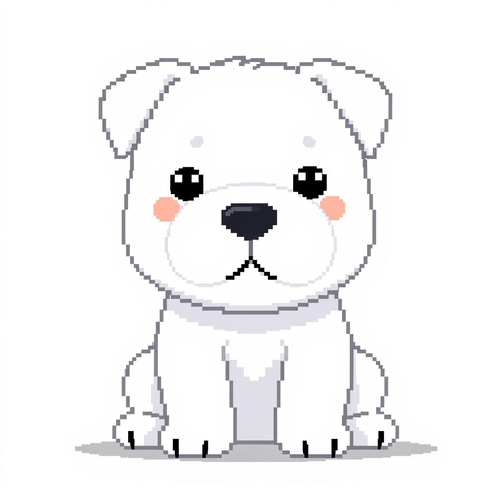 Cute Pixel Puppy