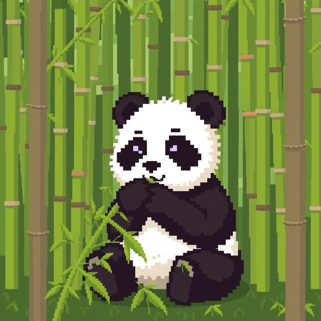 Pixel Pandas Bamboo Bonanza
