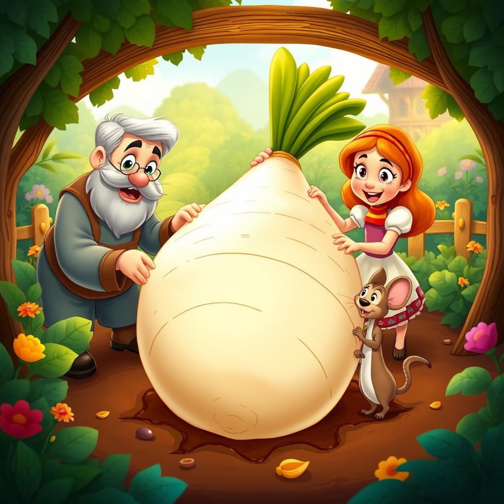 The Enchanting Tale of The Giant Turnip