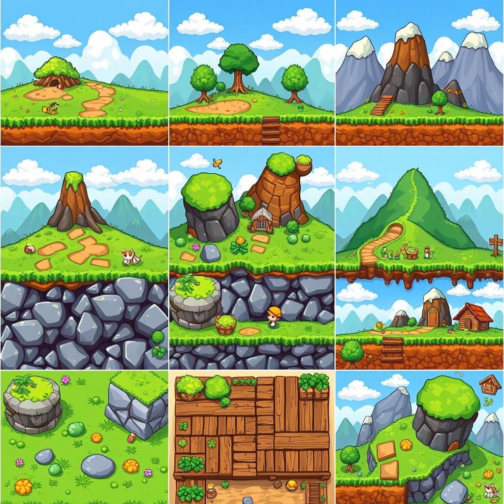 Pixel Art Tilesets: Discover & Create Your Own 2D Worlds
