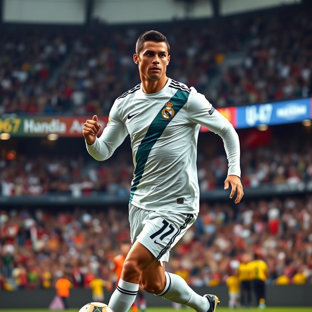 Cristiano Ronaldo in Action: Unstoppable Force on the Pitch