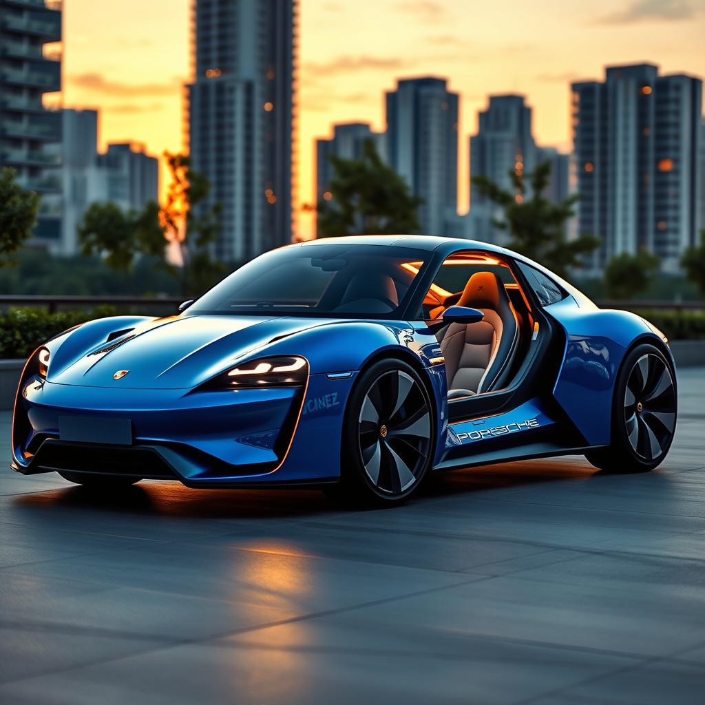 Futuristic 2050 Porsche: A Vision of Tomorrow