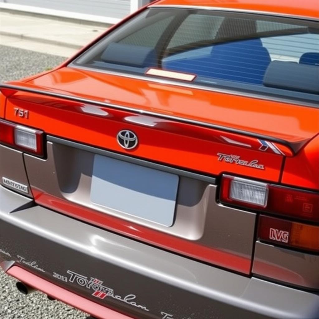 Rev Up Your Ride: Toyota Corolla AE102 with Ducktail Spoiler