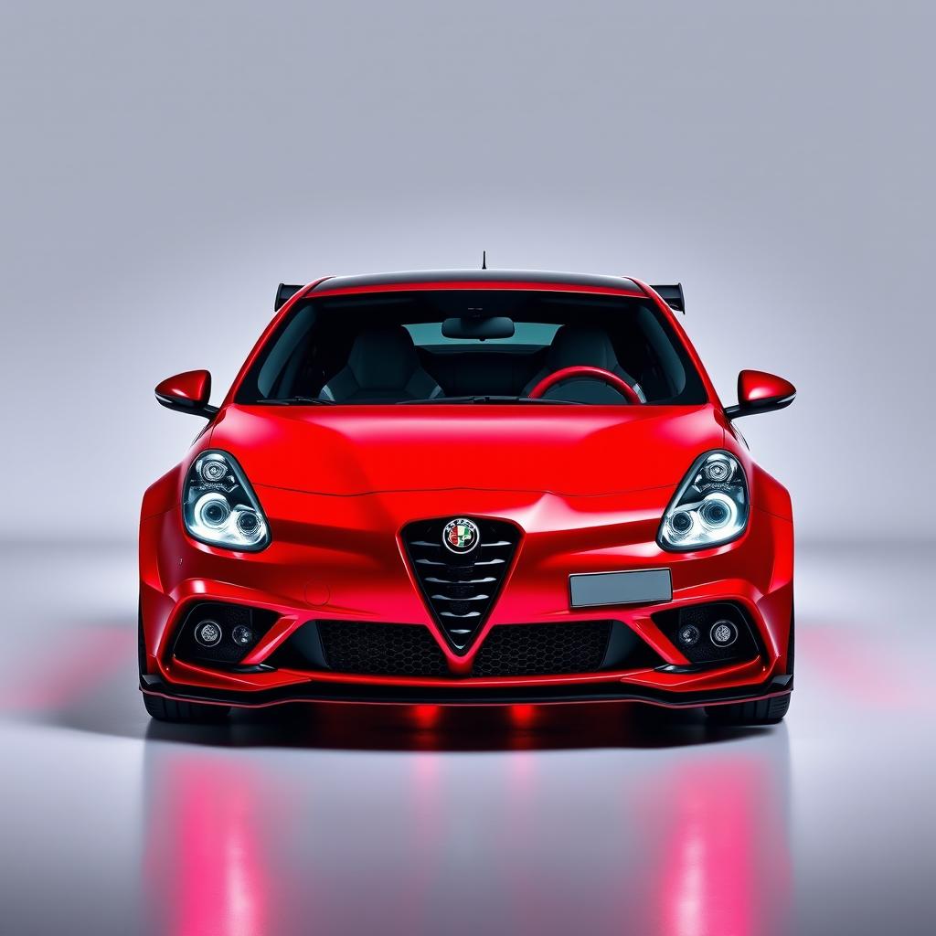 Unleash the Roads: 2019 Red Alfa Romeo Giulietta