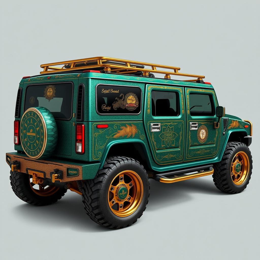 Vintage Meets Luxury: Unique Antique Design Hummer