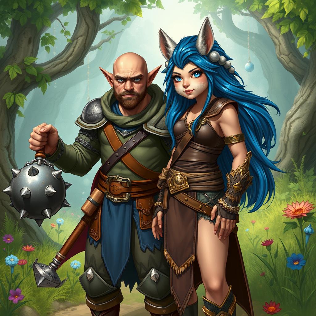 Meet Your New Favorite Paladin: The Bald Half-Elf Hero