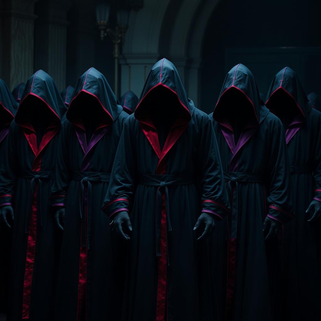 Unravel the Mystery: Dark Robed Figures