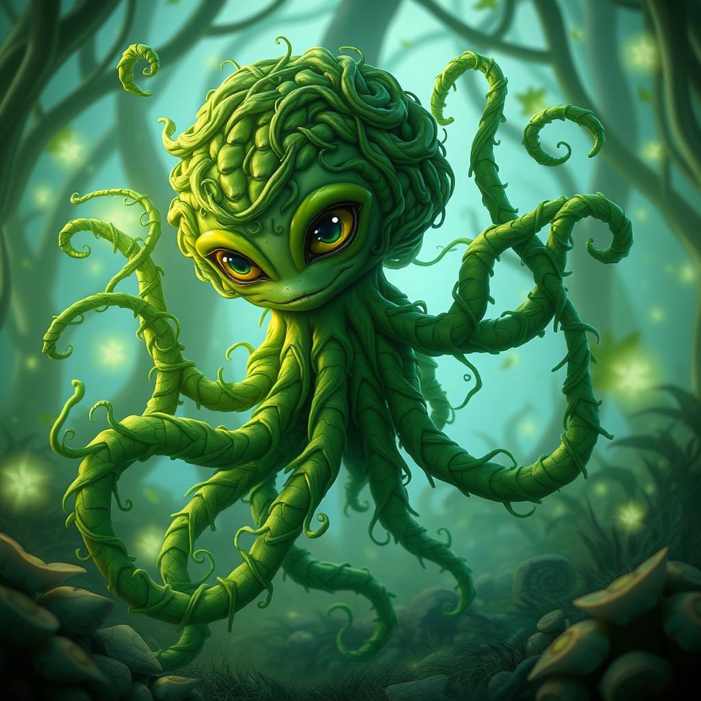 Mystical Male Vine Leshy: Natures Alien Guardian