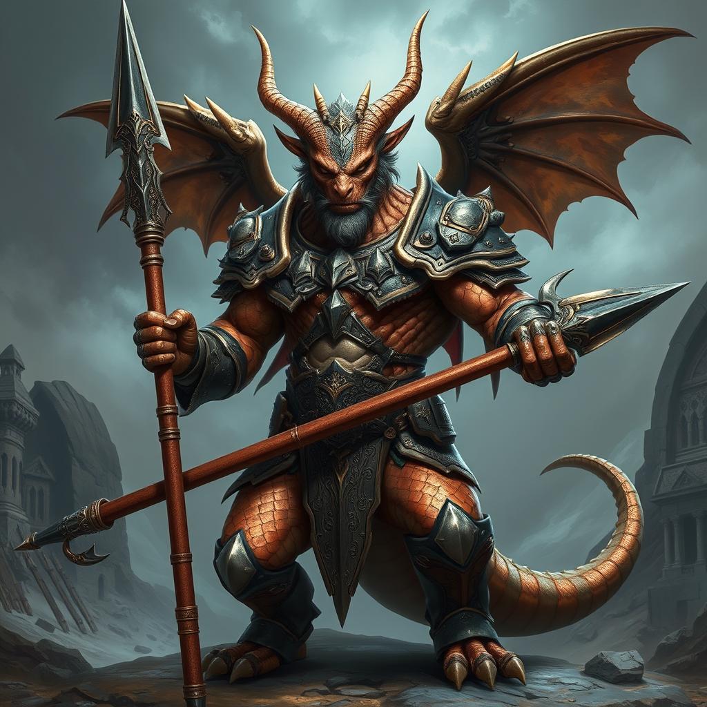 Epic Dragonborn: Master of Strength and Authority