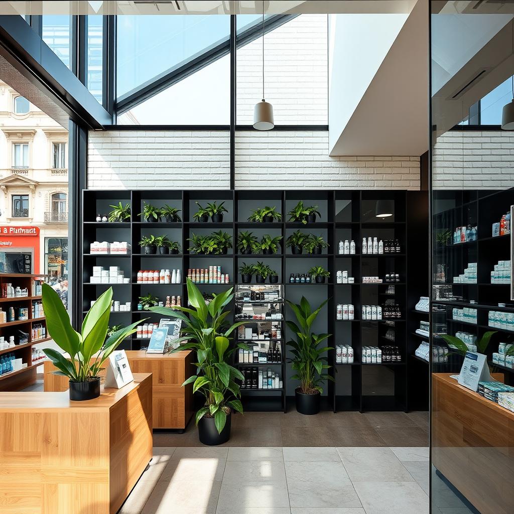 Explore the Modern Pharmacy on Gran Vía, Madrid