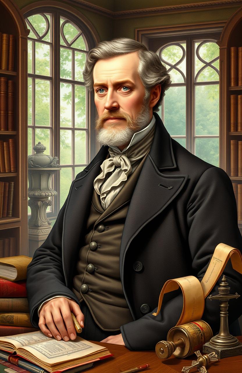 Vibrant Portrait of Karl Ludwig von Haller