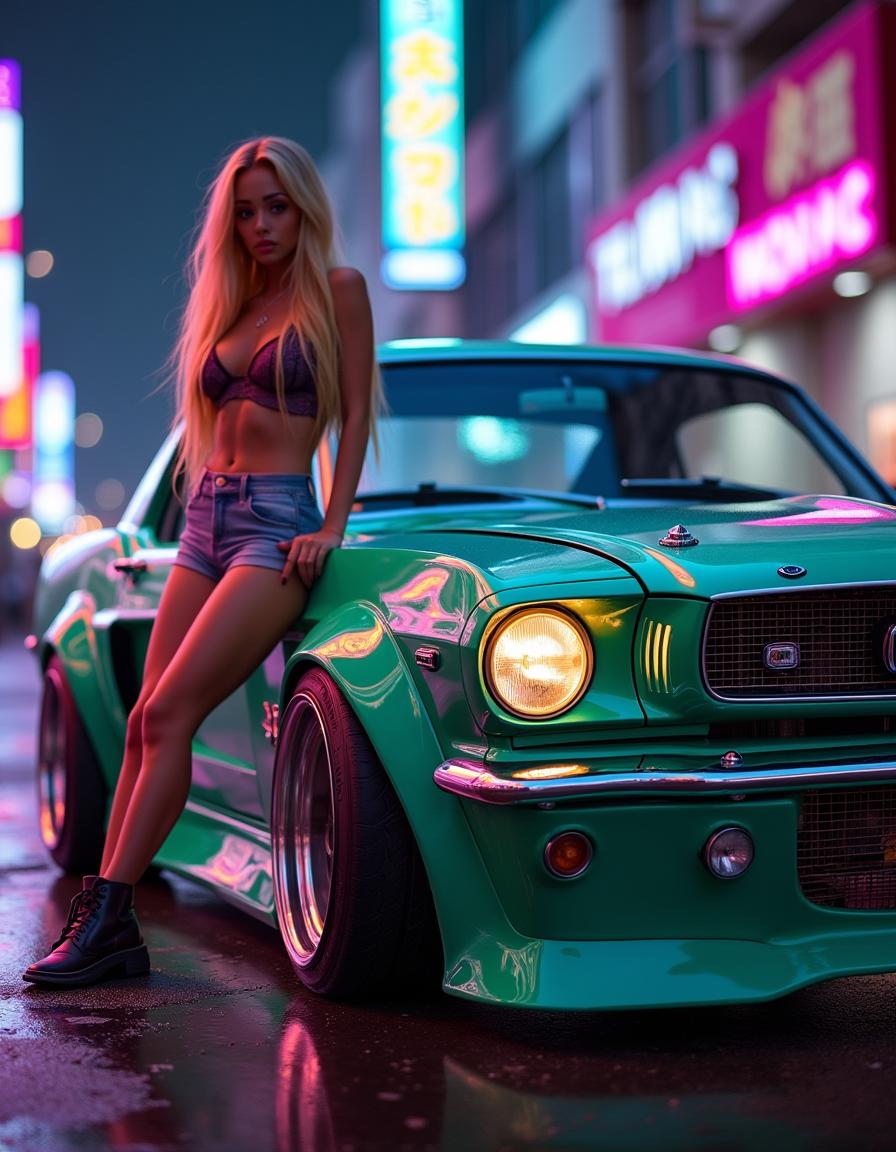 Classic Mustang Meets JDM: A Bold Revamp