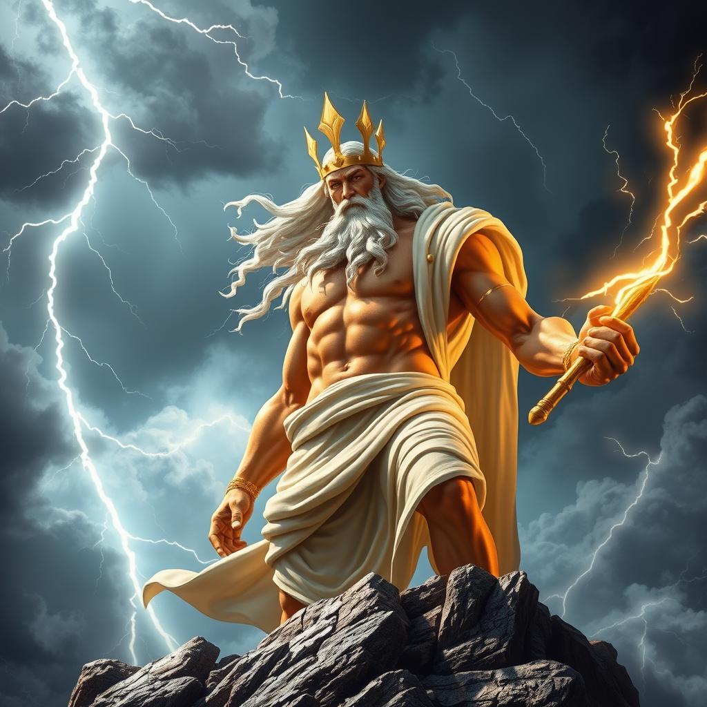 Majestic Zeus: God of Thunder and Lightning