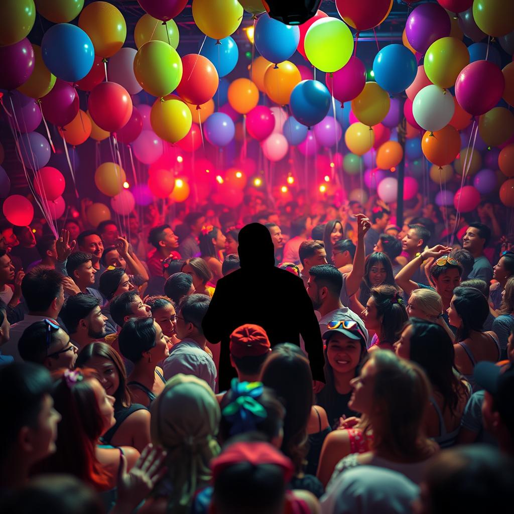 Vibrant Party Vibes: A Book Cover
