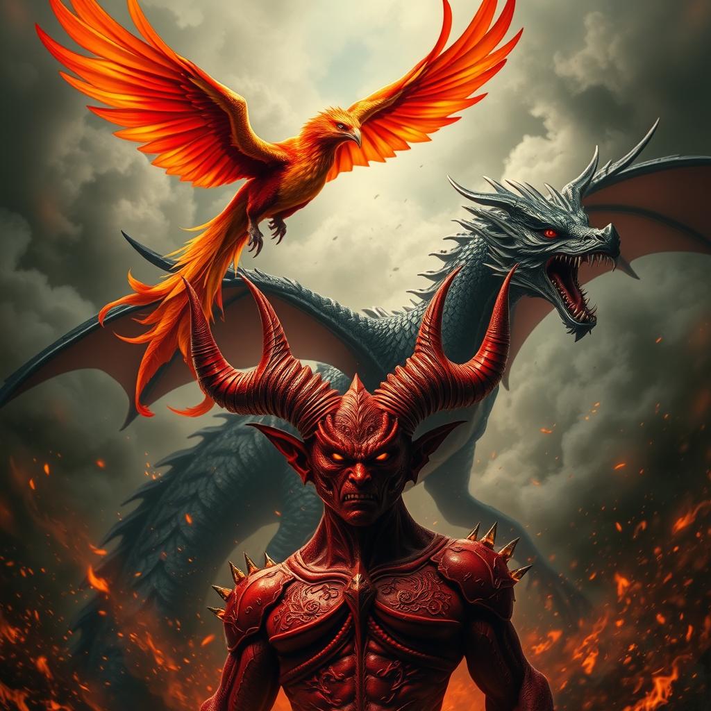 Epic Showdown: Phoenix vs. Dragon