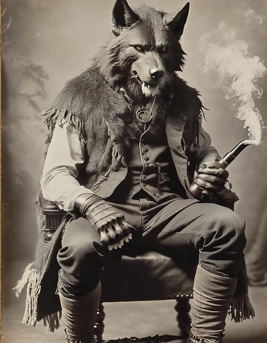 Rugged Cowboy & Loyal Wolf: A Wild West Connection