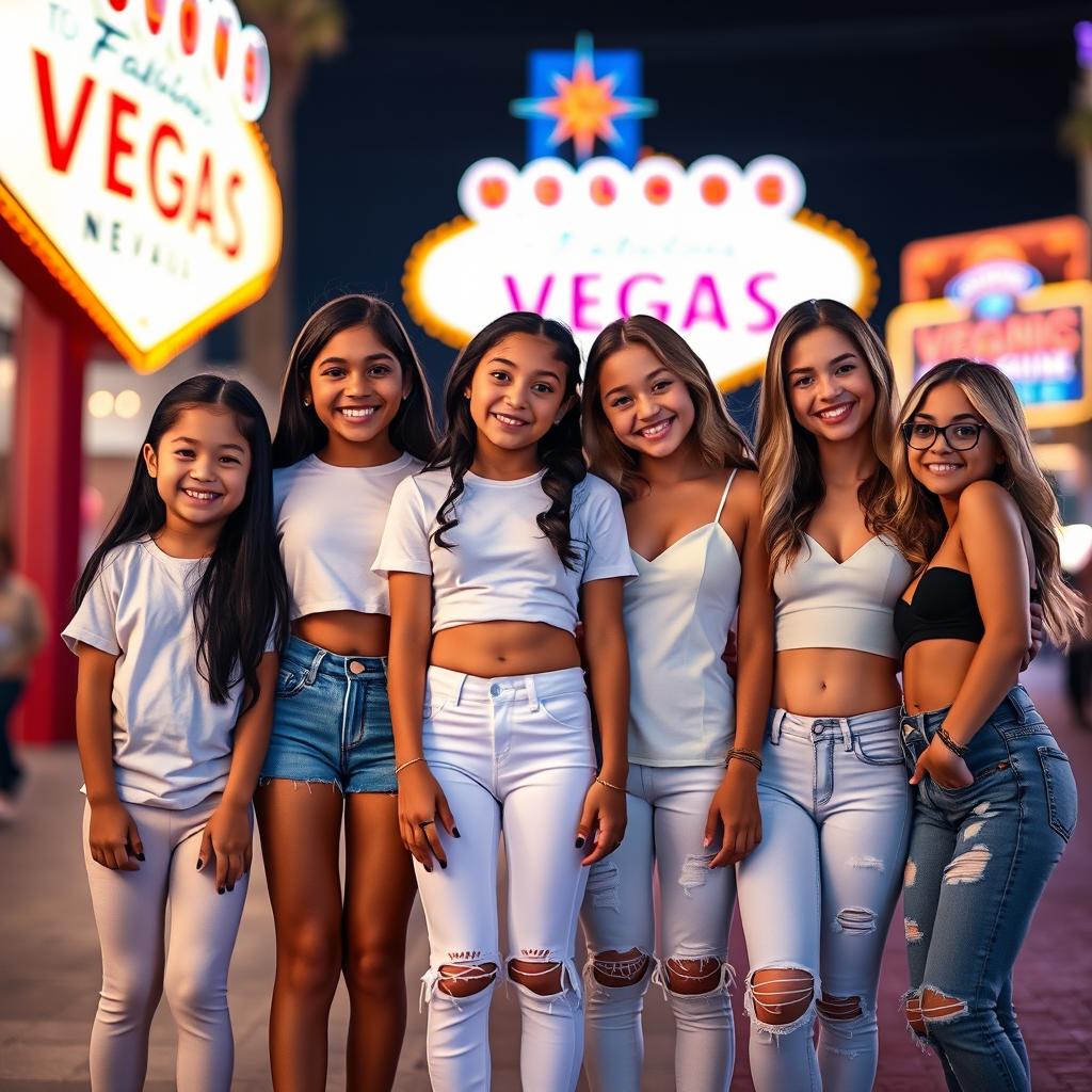 Sisterhood in Color: Vibrant Latina Siblings in Las Vegas