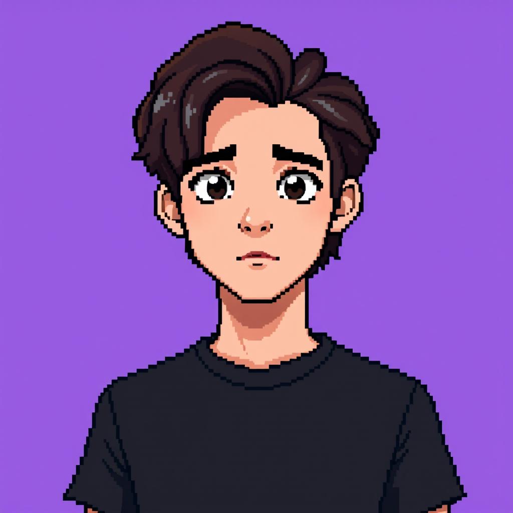 Pixel Art: Cool Teenage Boy
