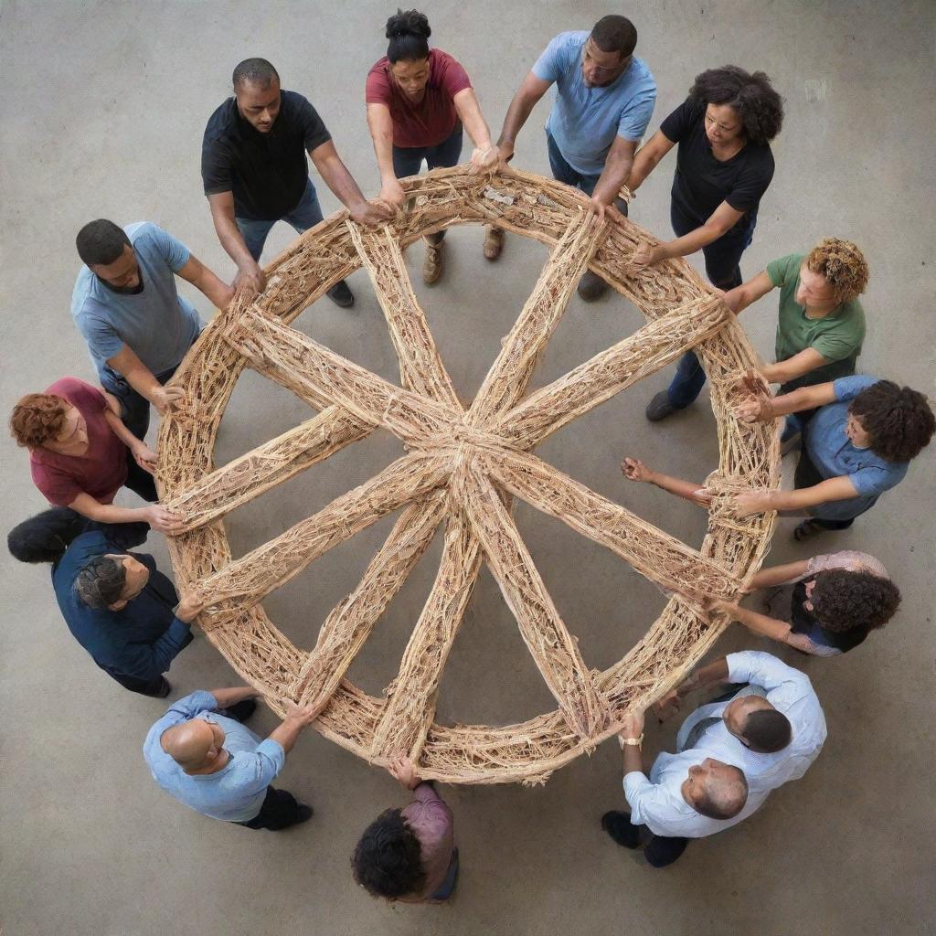Building Together: A Symbol of Unity and Determination