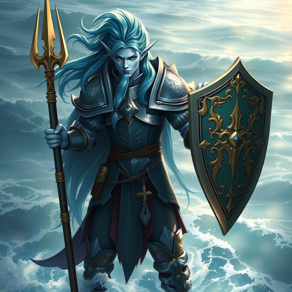 Epic Sea Elf Rune Knight: A Warriors Tale