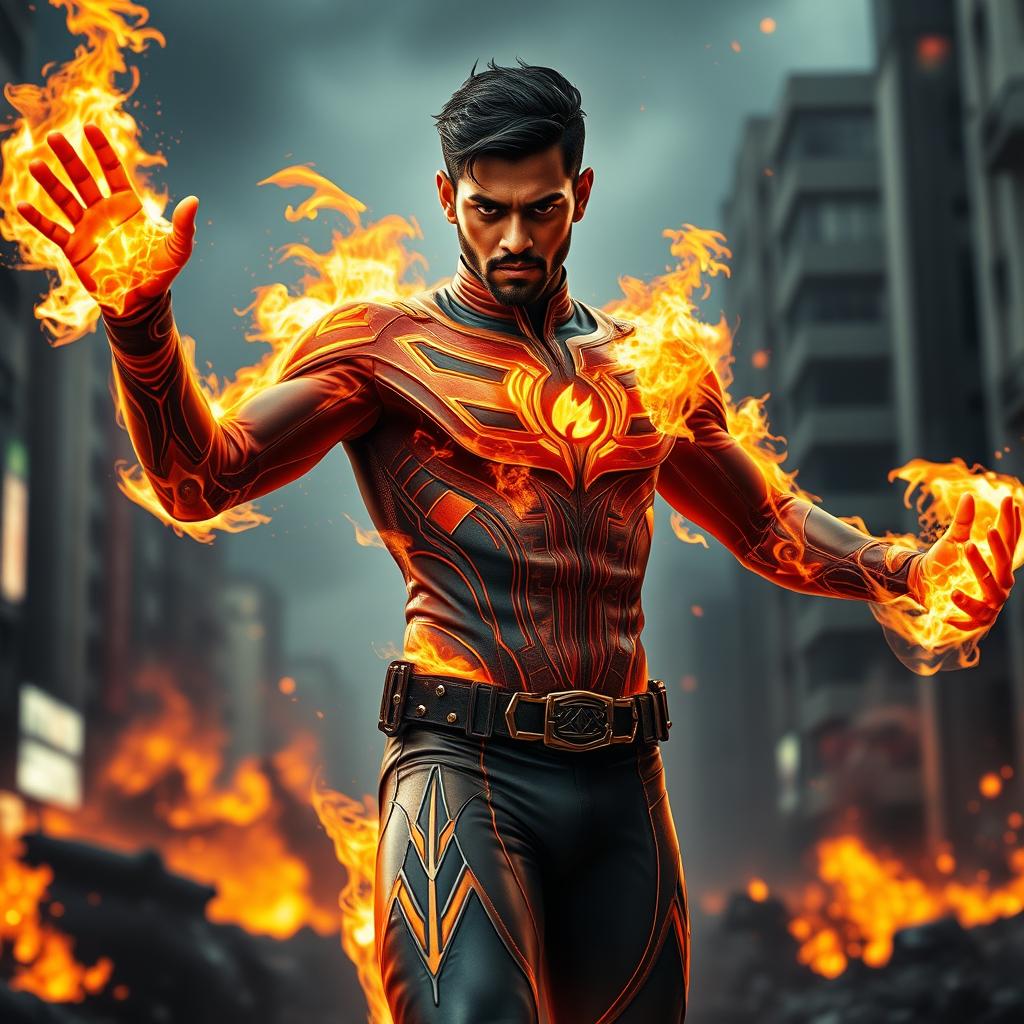 Unleash the Flames: The Fire-Powered Indian Superhero