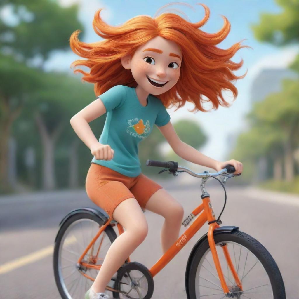 Embracing the Wind: Adventure Girl