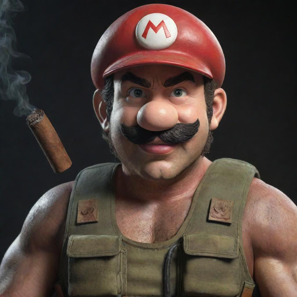 Marios Double Life: From Mushroom Kingdom to Special Forces