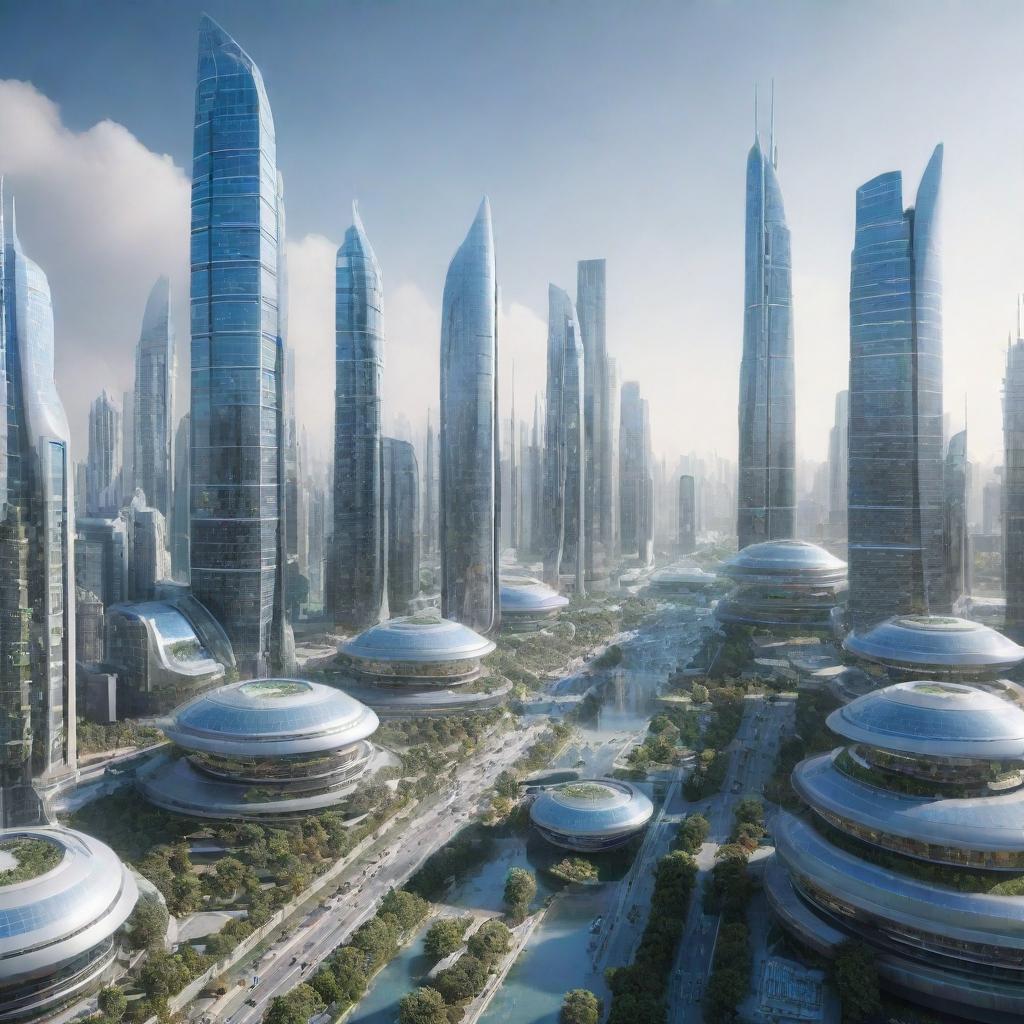 City of Tomorrow: 2100s Vision