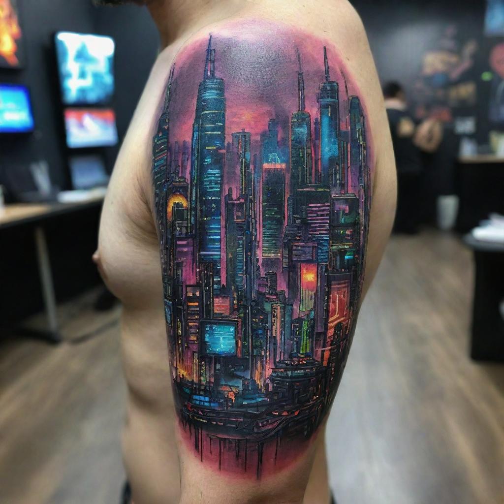 Immerse in the World of Cyberpunk: Neon Dreams and Digital Realms