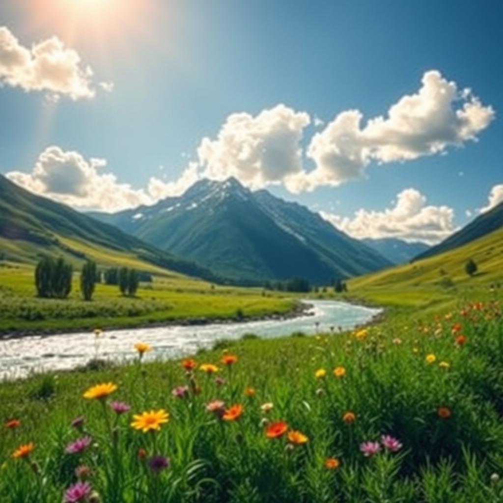 Serene Valley: Natures Tranquil Escape