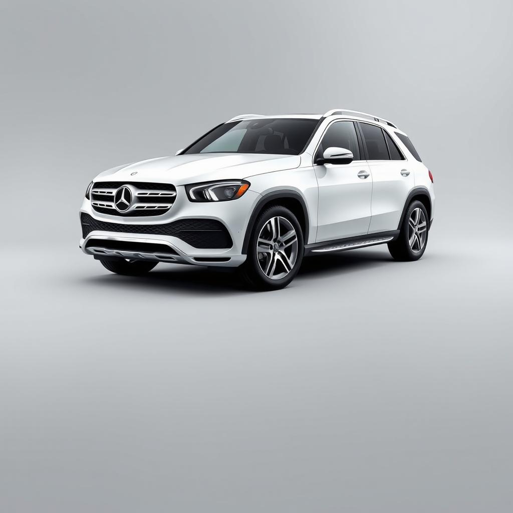 Sleek Elegance: White Mercedes GLE