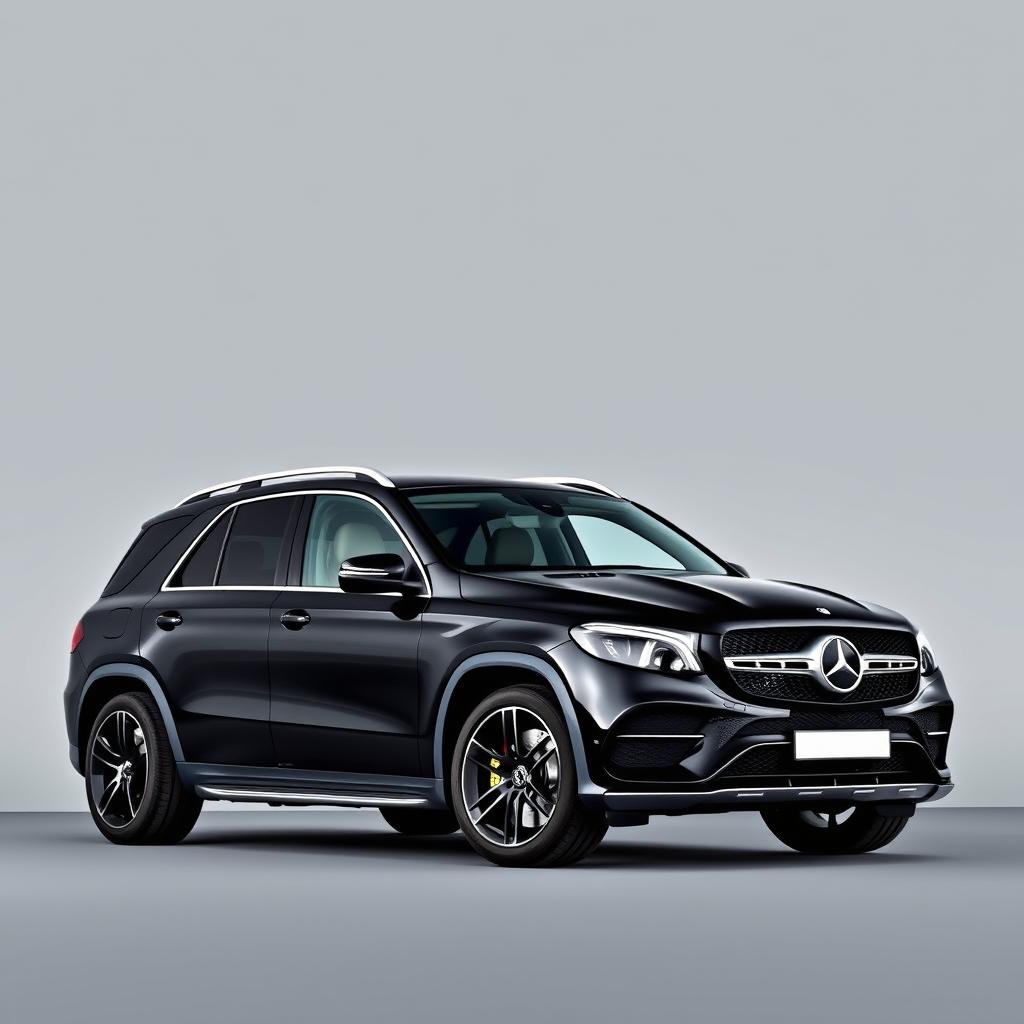 Sleek and Stylish: Black Mercedes GLE SUV