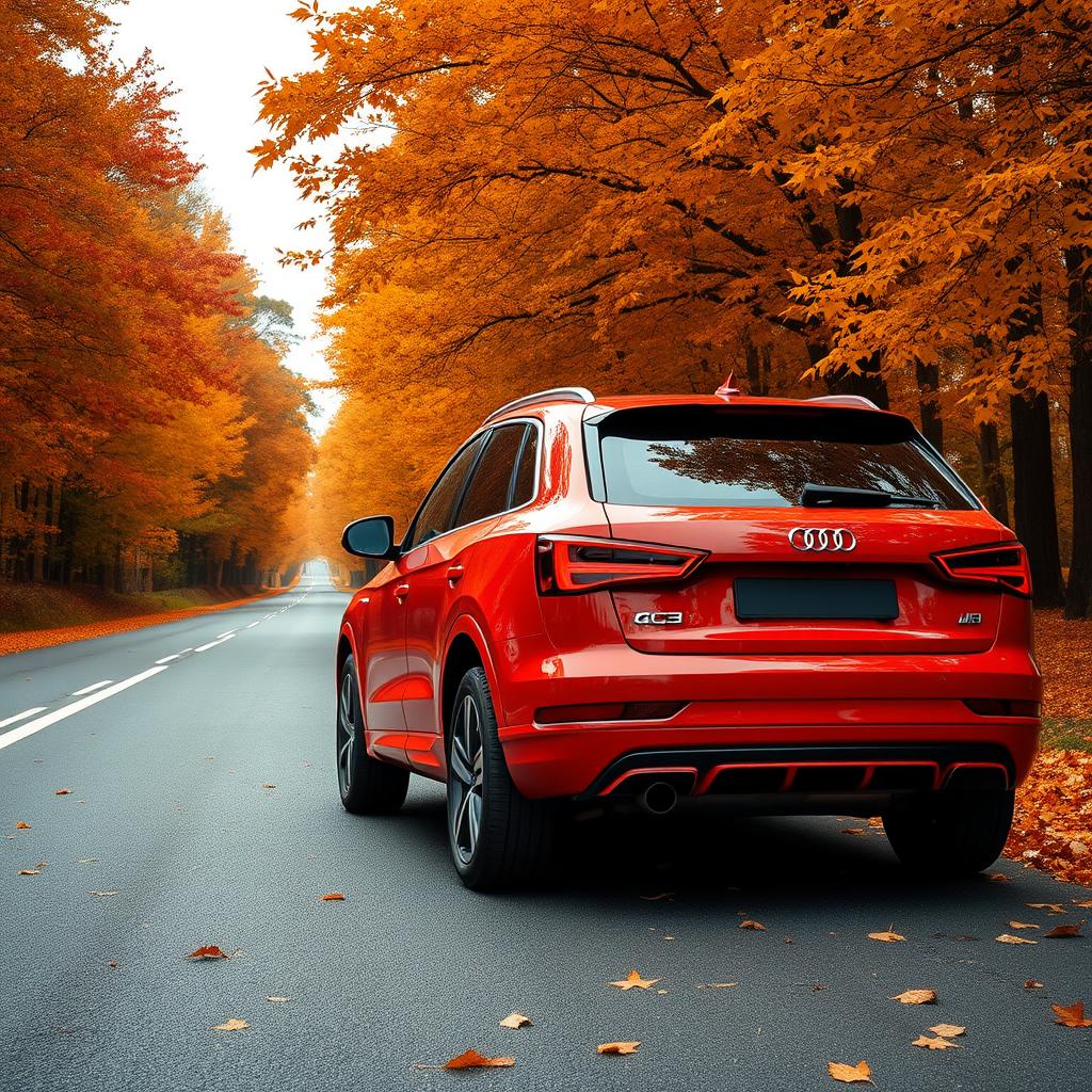 Unleash the Power: Sleek Red Audi Q3