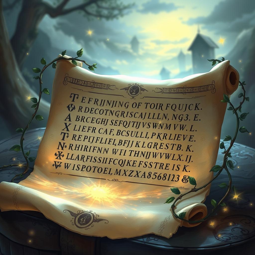 Unlock Mysteries: Magical Scroll of Ancient Runes