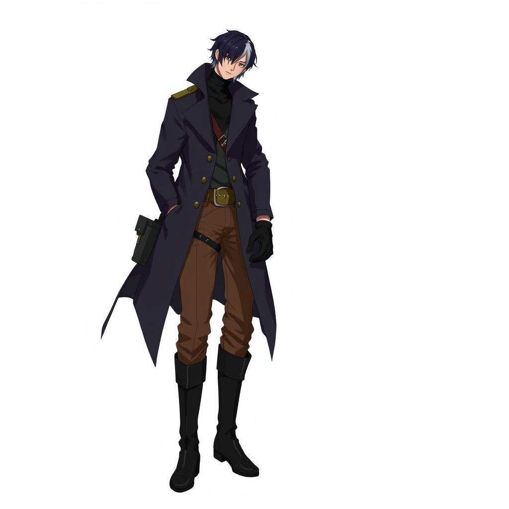 Mystery Unveiled: Dark Trench Coat Character