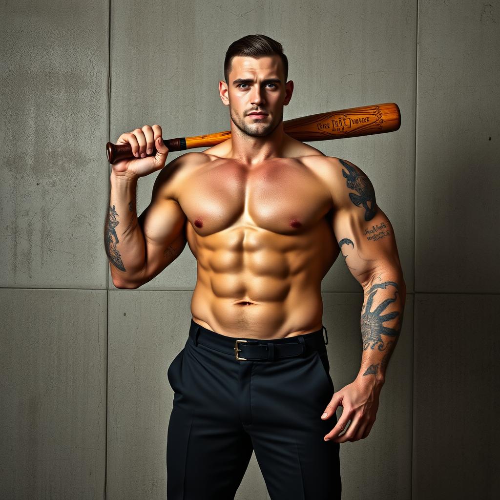 Unleash Your Strength: Muscular Power and Bold Tattoos